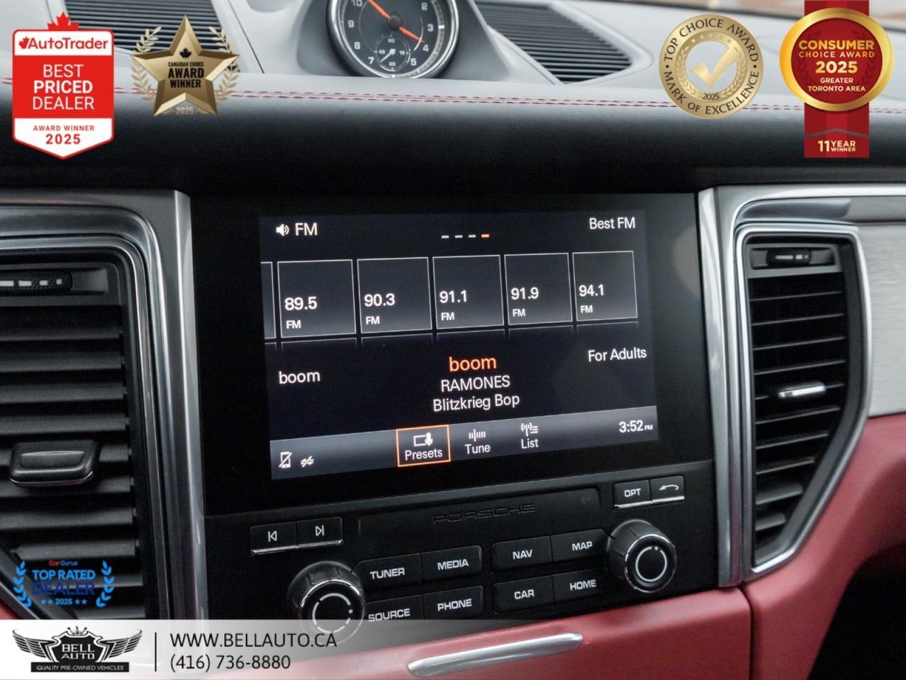 2018 Porsche Macan GTS | PRMPKGPLUS | 21SPRTWHLS | REDLTHR | PANO | NOACCIDENT Toronto ON