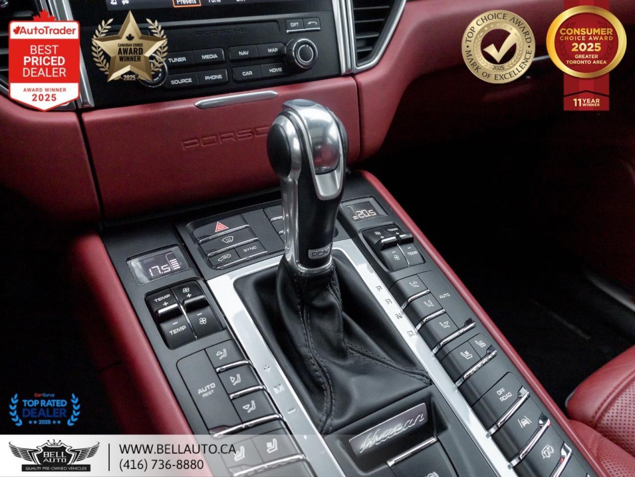 2018 Porsche Macan GTS | PRMPKGPLUS | 21SPRTWHLS | REDLTHR | PANO | NOACCIDENT Toronto ON