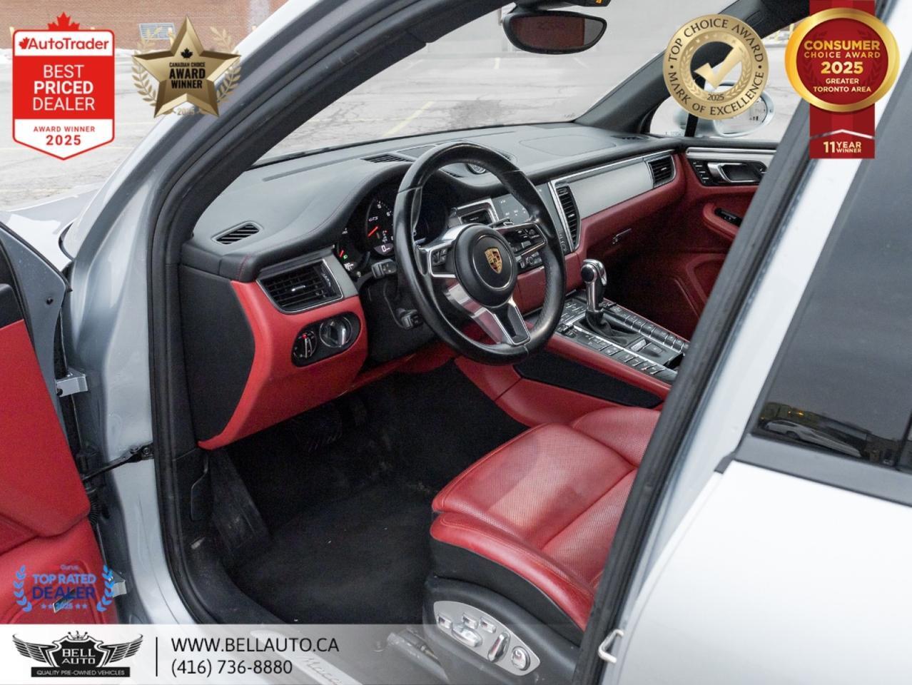 2018 Porsche Macan GTS | PRMPKGPLUS | 21SPRTWHLS | REDLTHR | PANO | NOACCIDENT Toronto ON