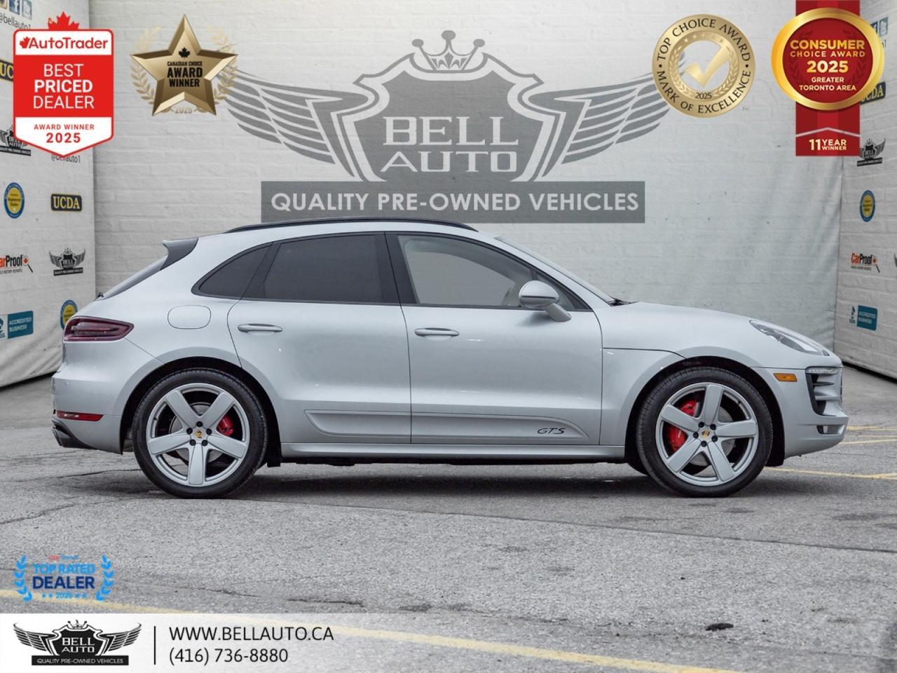 2018 Porsche Macan GTS | PRMPKGPLUS | 21SPRTWHLS | REDLTHR | PANO | NOACCIDENT Toronto ON