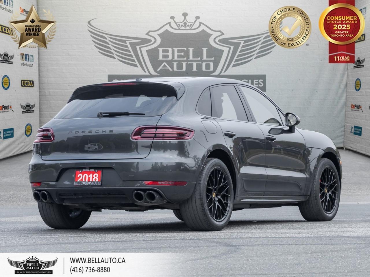 2018 Porsche Macan GTS, NAVI, BACKUPCAM, PANO, BOSE, LANEDPRTRE, PDC, POWER/MEMORY SEATS Toronto ON