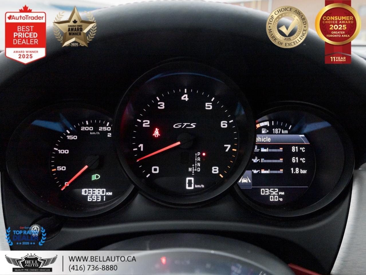 2018 Porsche Macan GTS PRMPKGPLUS 21SPRTWHLS REDLTHR PANO NOACCIDENT Toronto ON