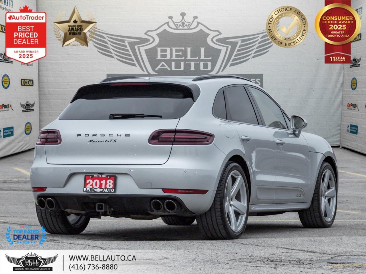 2018 Porsche Macan GTS PRMPKGPLUS 21SPRTWHLS REDLTHR PANO NOACCIDENT Toronto ON