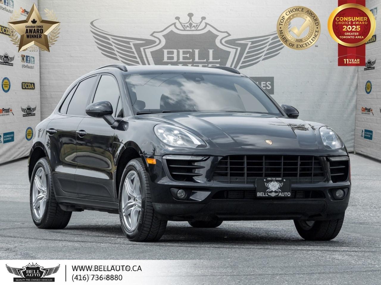 2018 Porsche Macan PREMIUMPKGPLUS | VENTILATED SEATS | PANO | SPORTPLUS | BOSESOUND | 19" SPORT WHEELS | NOACCIDENT Toronto ON