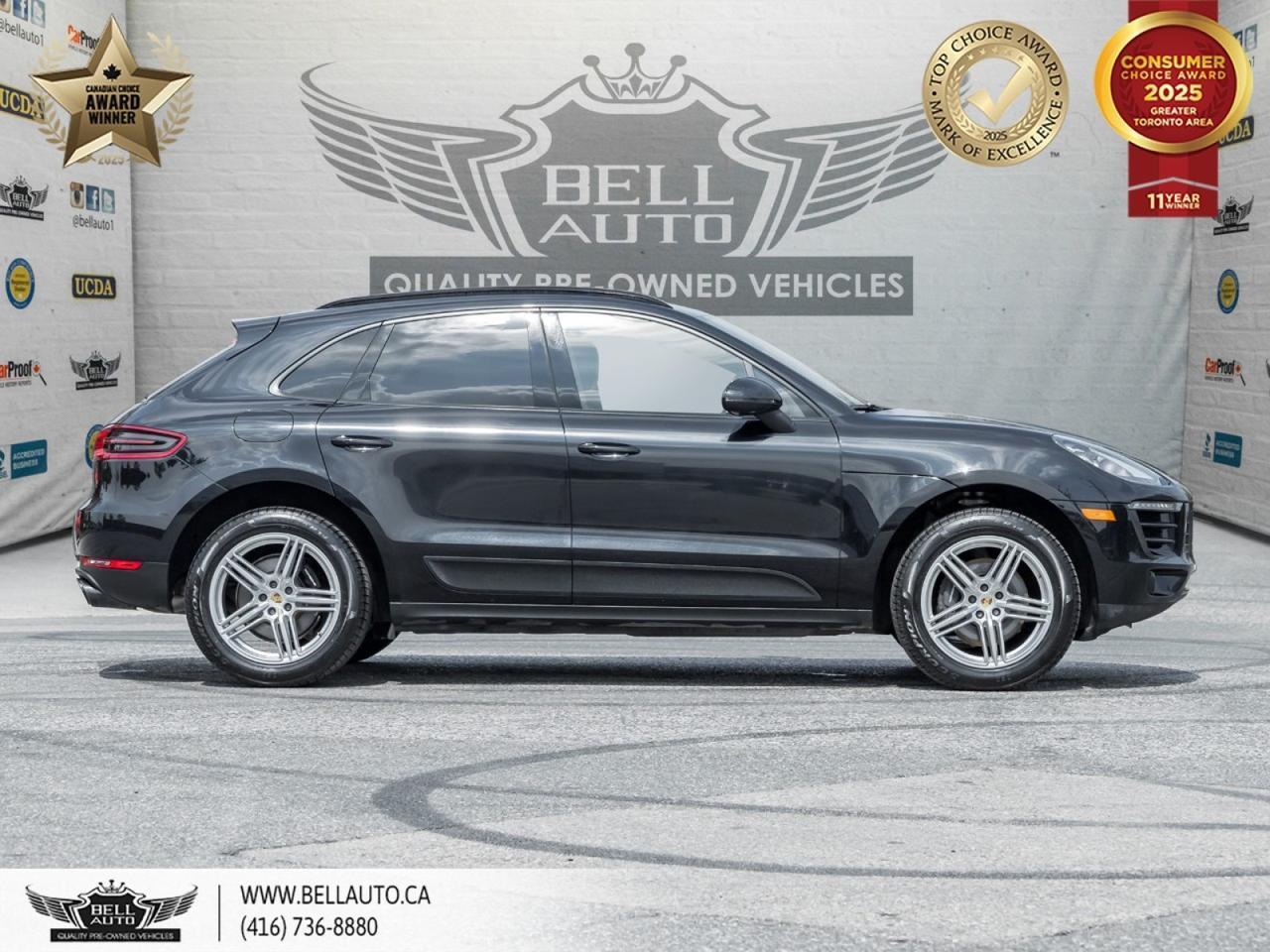 2018 Porsche Macan PREMIUMPKGPLUS | VENTILATED SEATS | PANO | SPORTPLUS | BOSESOUND | 19" SPORT WHEELS | NOACCIDENT Toronto ON