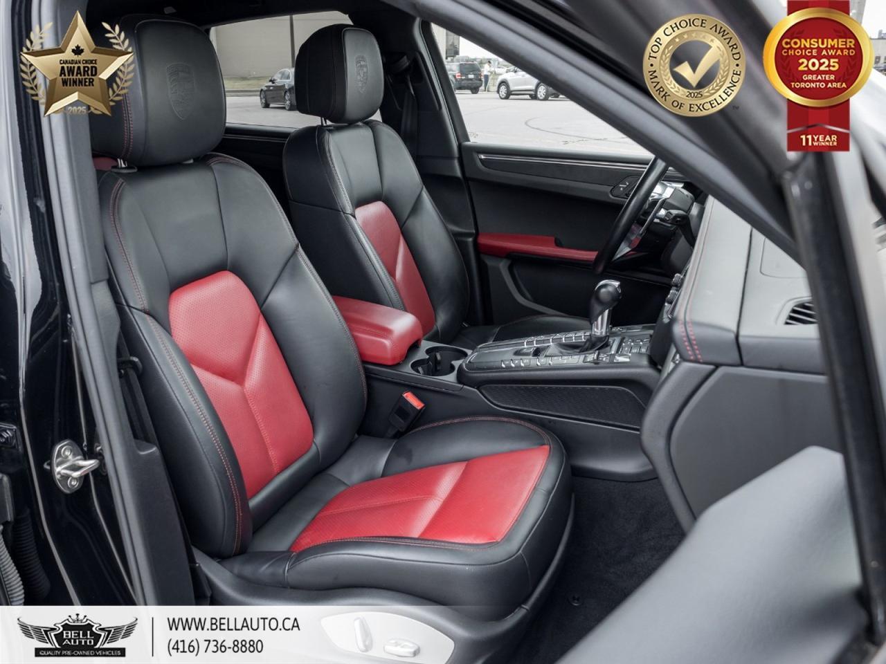 2018 Porsche Macan RED LEATHER | PANORAMIC SUNROOF | LANE DEPARTURE | BACKUPCAMERA | POWER SEATS | NAVI | NO ACCIDENT Toronto ON