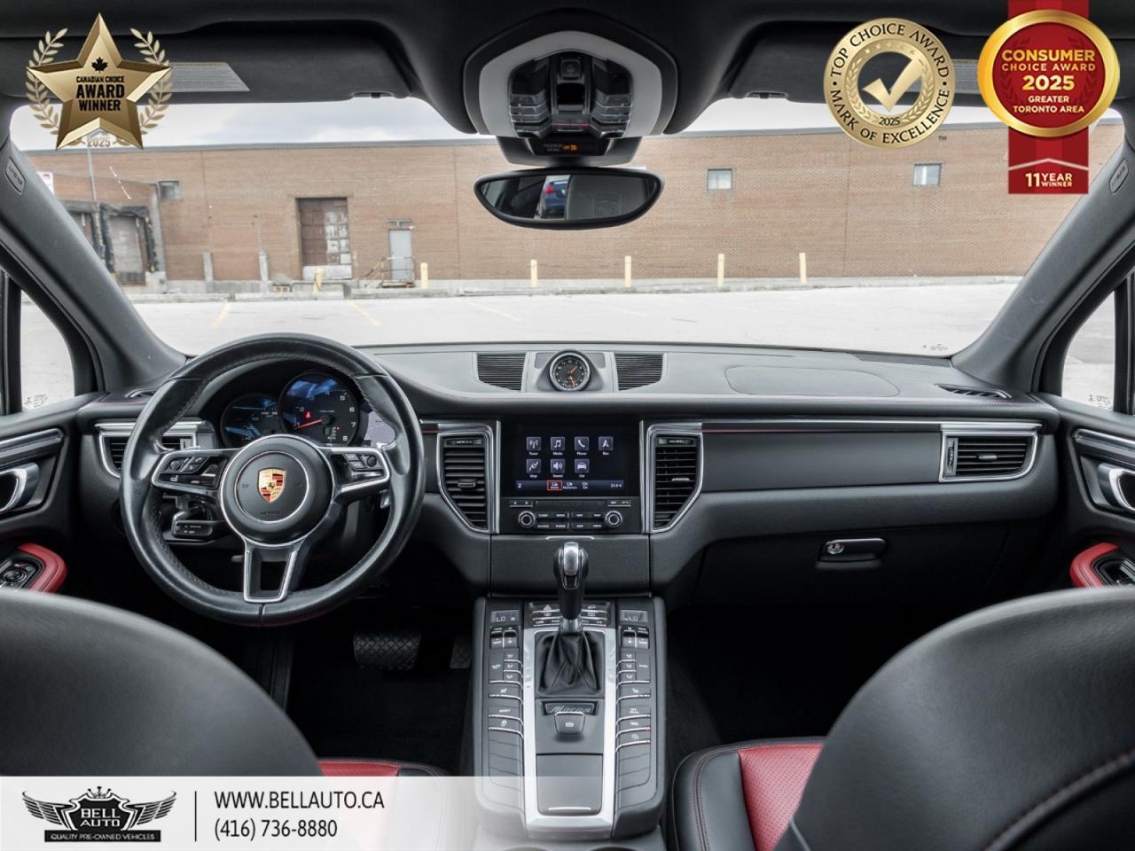 2018 Porsche Macan RED LEATHER | PANORAMIC SUNROOF | LANE DEPARTURE | BACKUPCAMERA | POWER SEATS | NAVI | NO ACCIDENT Toronto ON