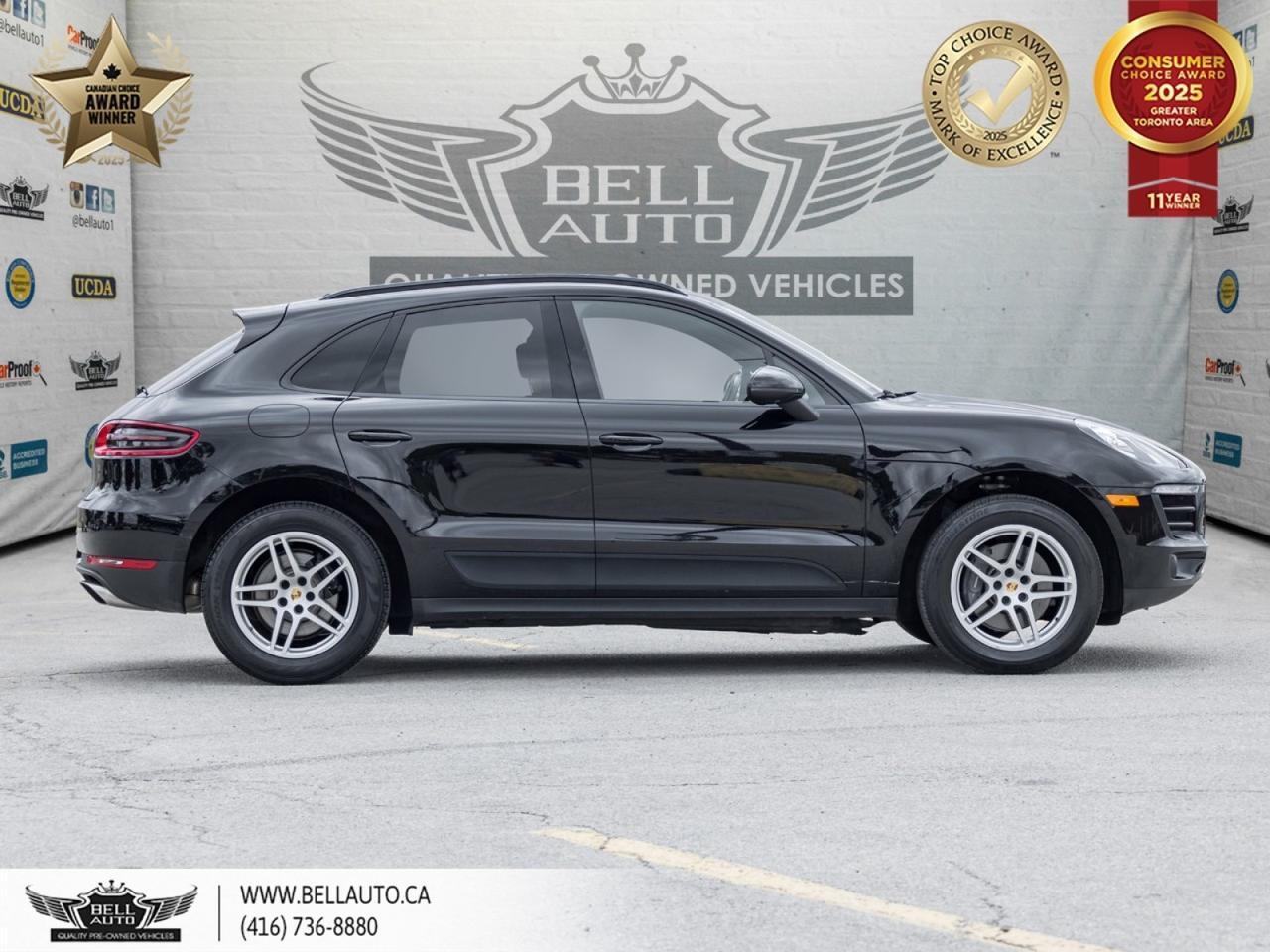 2018 Porsche Macan RED LEATHER | PANORAMIC SUNROOF | LANE DEPARTURE | BACKUPCAMERA | POWER SEATS | NAVI | NO ACCIDENT Toronto ON