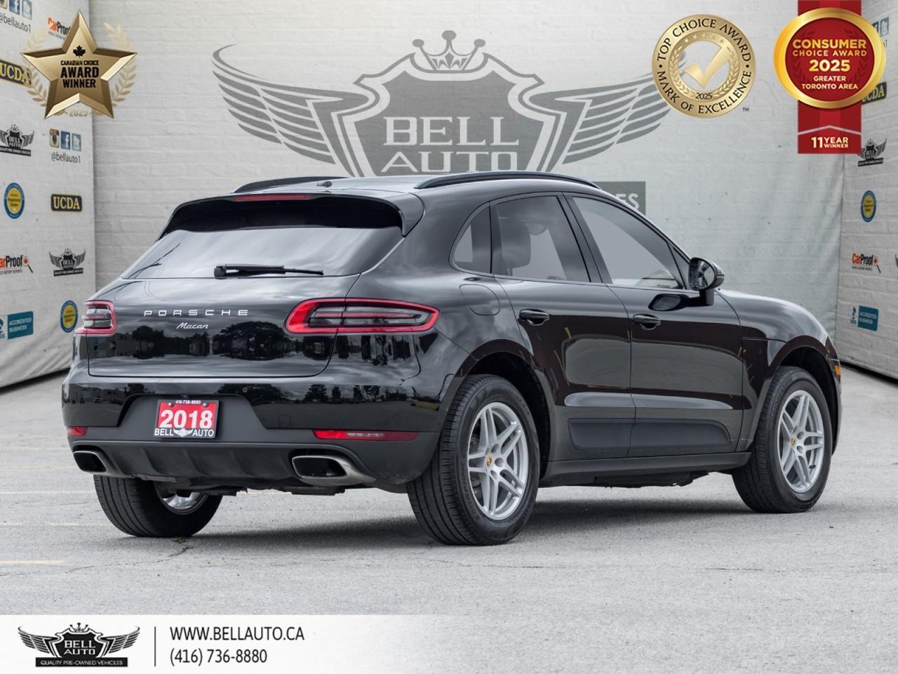 2018 Porsche Macan RED LEATHER | PANORAMIC SUNROOF | LANE DEPARTURE | BACKUPCAMERA | POWER SEATS | NAVI | NO ACCIDENT Toronto ON