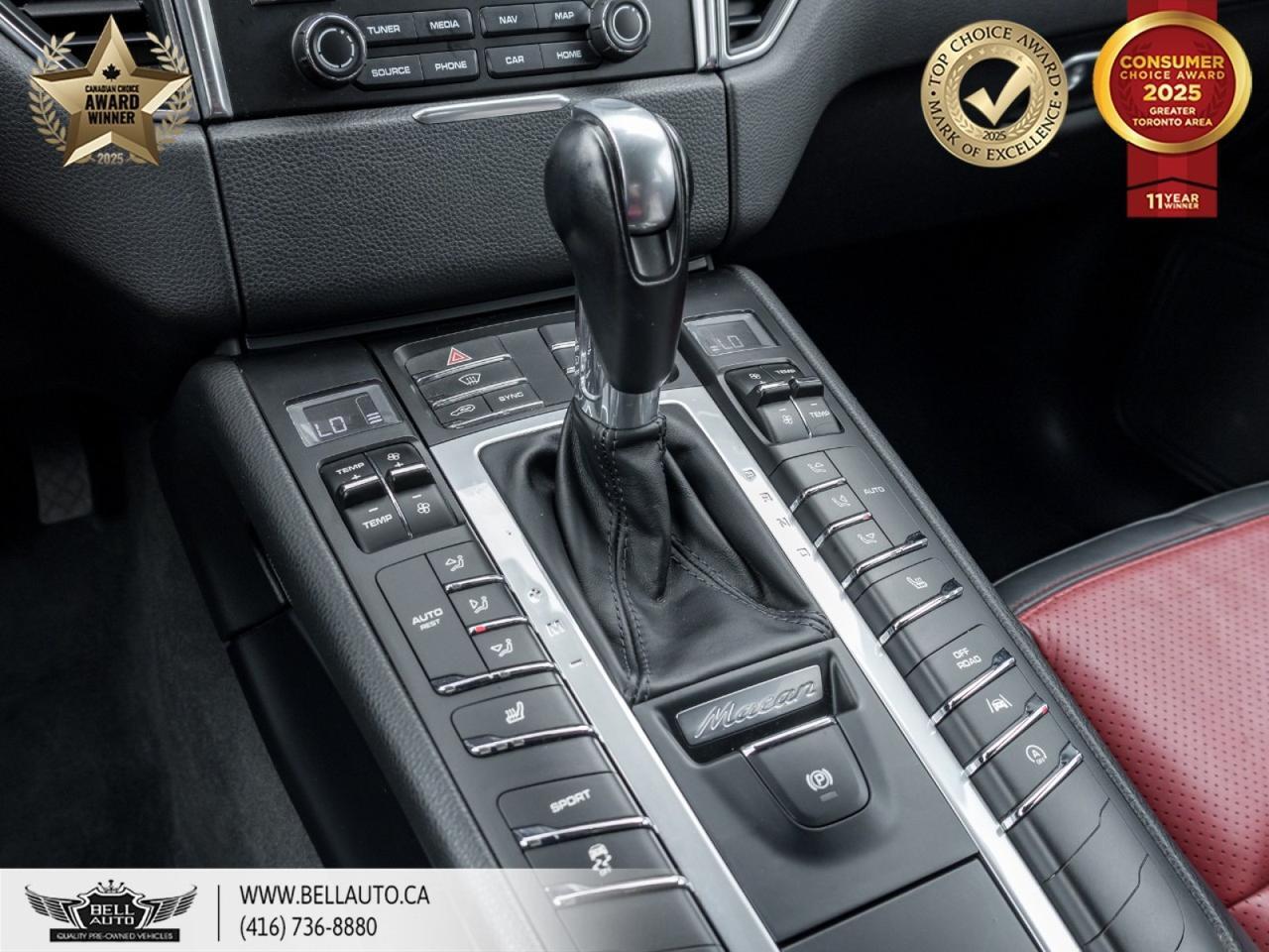2018 Porsche Macan RED LEATHER | PANORAMIC SUNROOF | LANE DEPARTURE | BACKUPCAMERA | POWER SEATS | NAVI | NO ACCIDENT Toronto ON