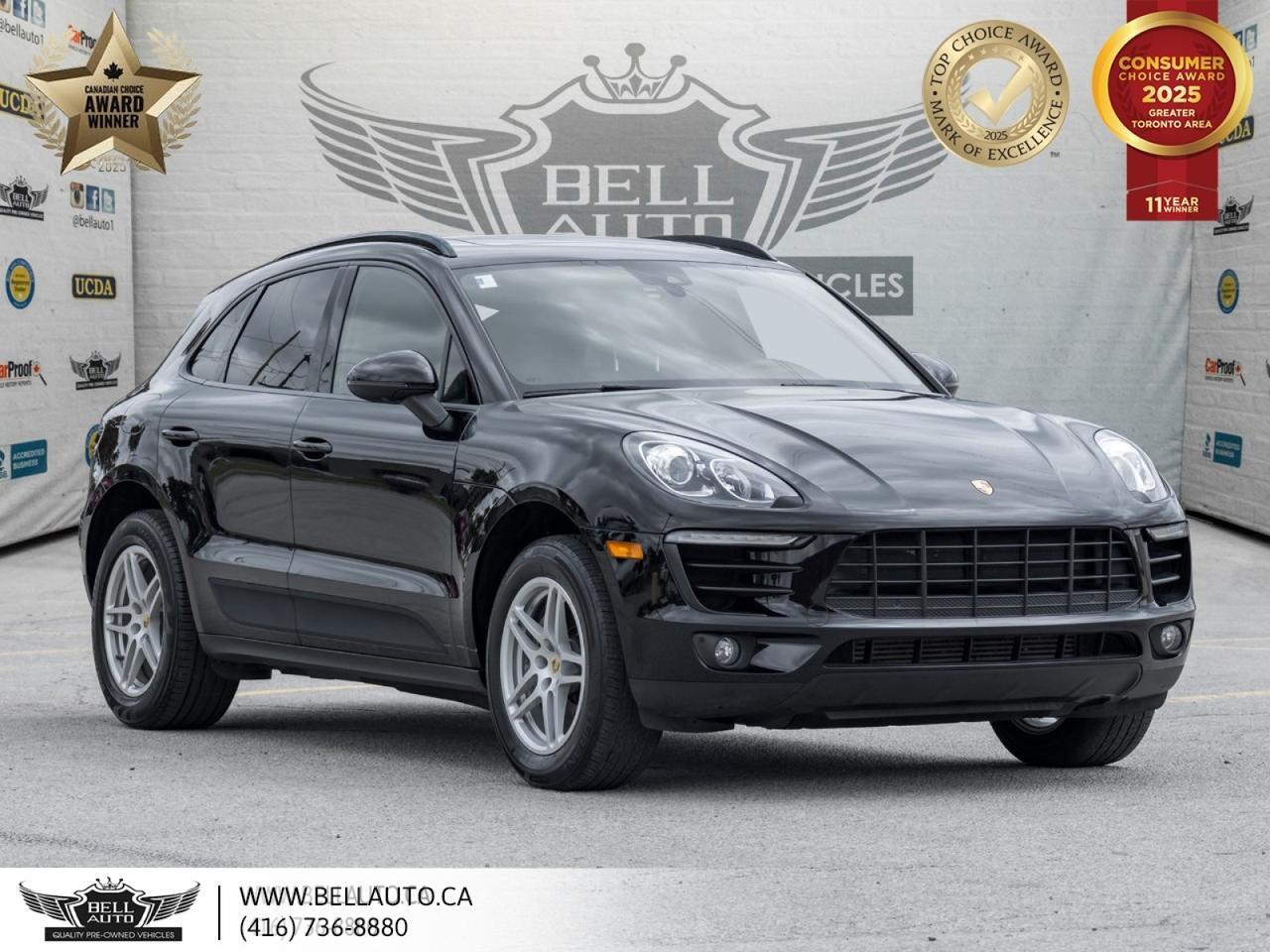 2018 Porsche Macan RED LEATHER | PANORAMIC SUNROOF | LANE DEPARTURE | BACKUPCAMERA | POWER SEATS | NAVI | NO ACCIDENT Toronto ON