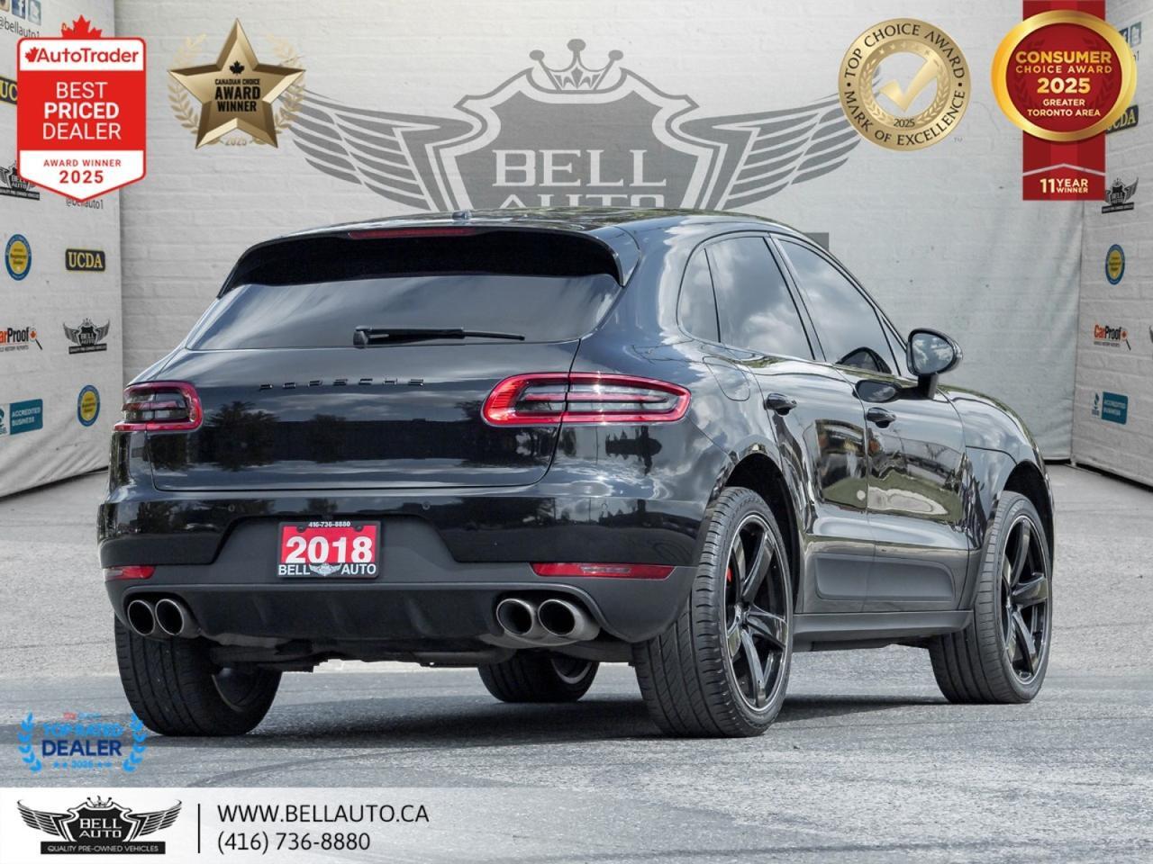 2018 Porsche Macan S | 21" SPRTCLSSC RIMS | PANO ROOF | POWER AND MEMORY SEATS | NAVI | BACKUPCAM | WOODTRIM Toronto ON