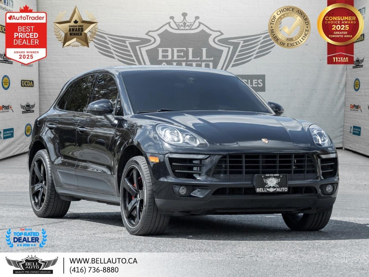 2018 Porsche Macan S | 21" SPRTCLSSC RIMS | PANO ROOF | POWER AND MEMORY SEATS | NAVI | BACKUPCAM | WOODTRIM Toronto ON