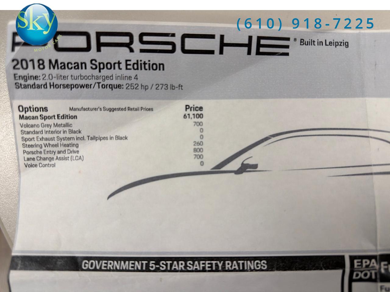 2018 Porsche Macan Sport Edition AWD West Chester PA