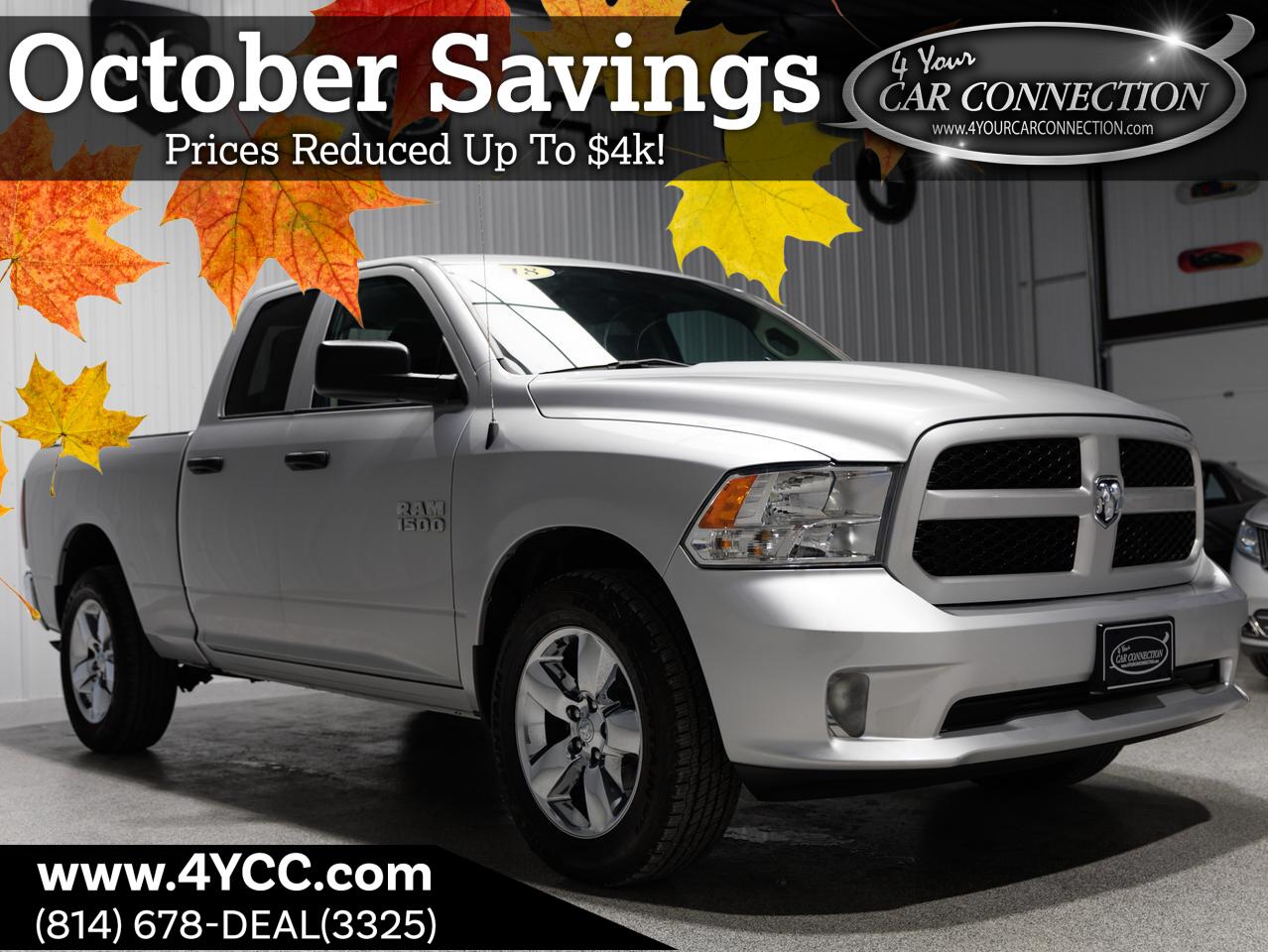 2018 RAM 1500 Ext. Cab Express 4WD Cranberry PA