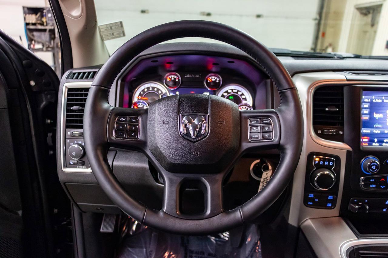 2018 Ram 1500 4x4 Crew Cab Big Horn Diesel Leather BCam Red Deer AB