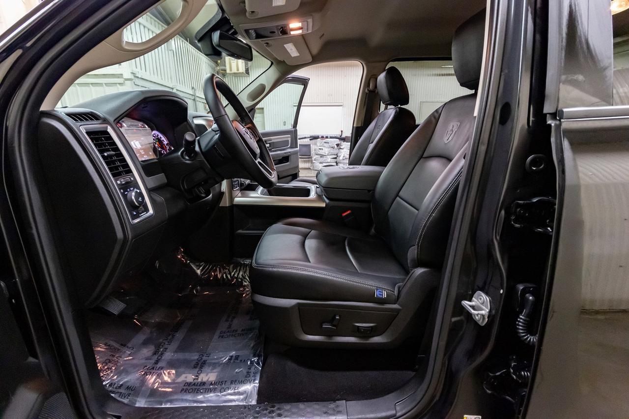 2018 Ram 1500 4x4 Crew Cab Big Horn Diesel Leather BCam Red Deer AB