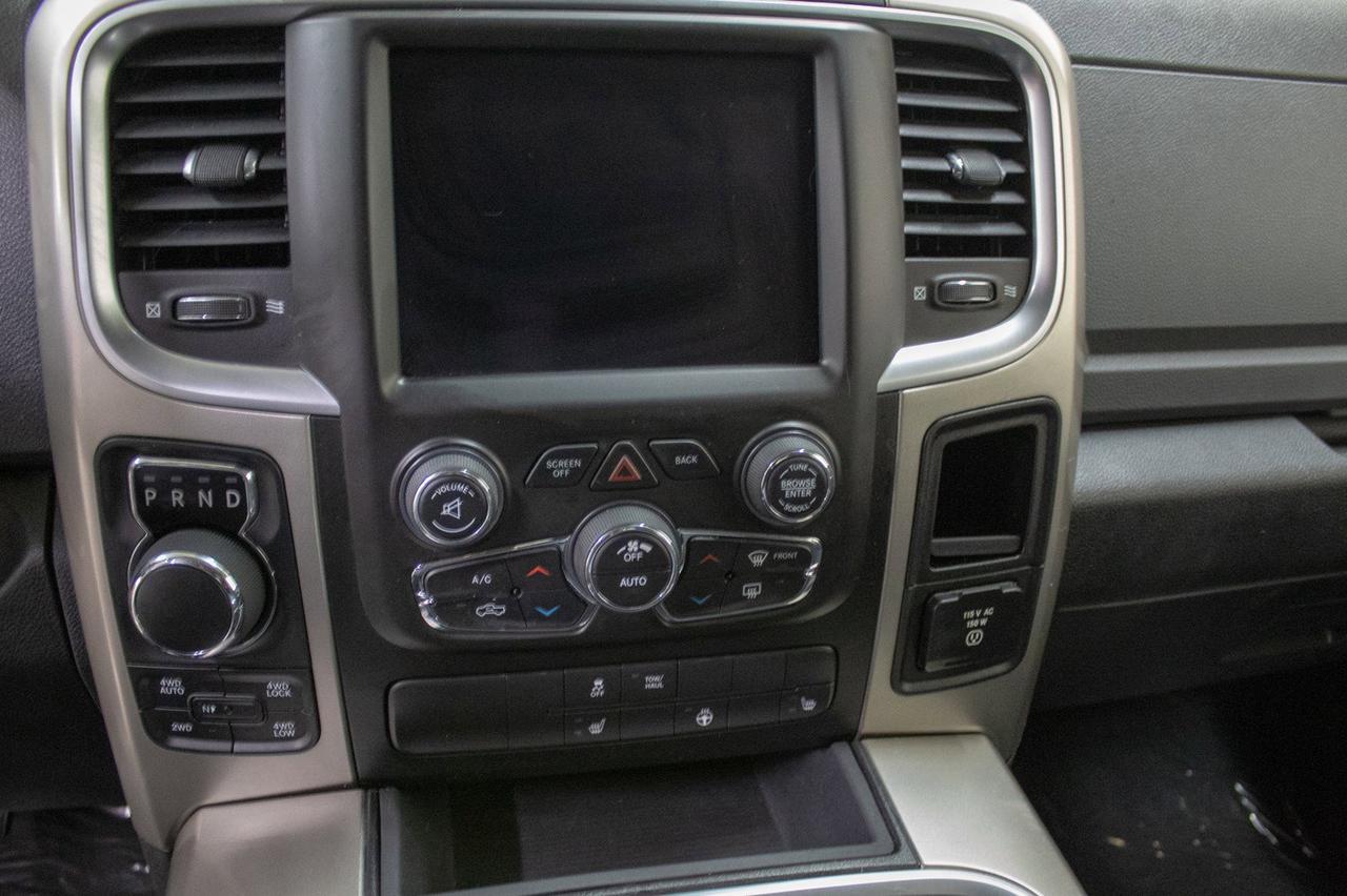 2018 Ram 1500 4x4 Crew Cab Big Horn Leather Roof Nav Diesel Red Deer AB