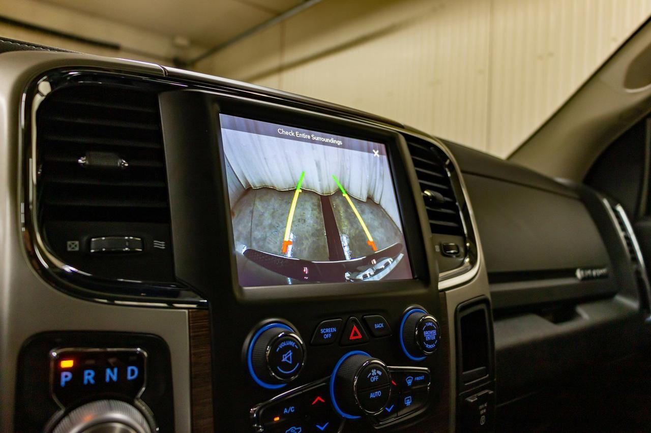 2018 Ram 1500 4x4 Crew Cab Laramie EcoDiesel Leather Roof Nav Red Deer AB