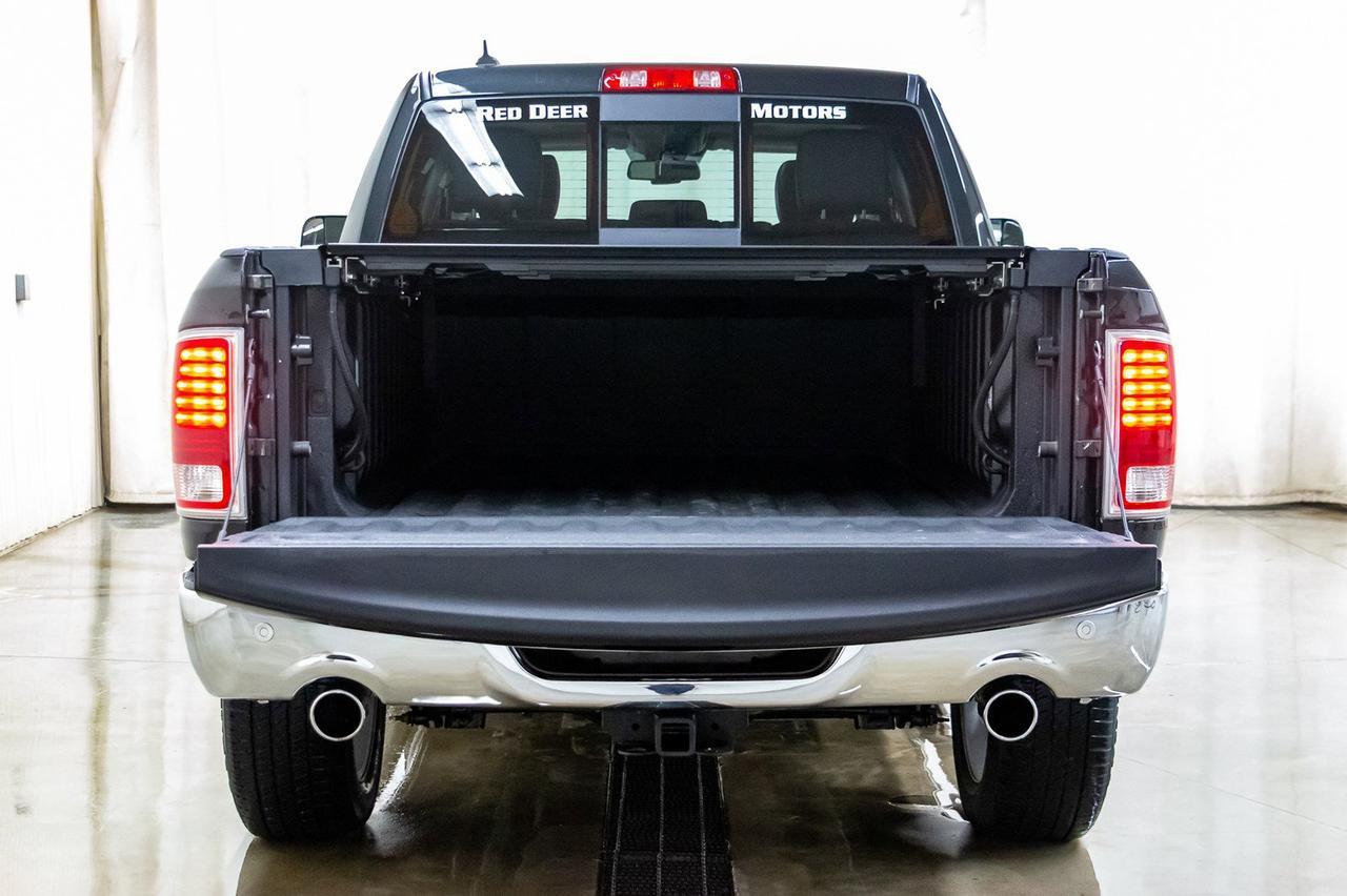 2018 Ram 1500 4x4 Crew Cab Laramie EcoDiesel Leather Roof Nav Red Deer AB