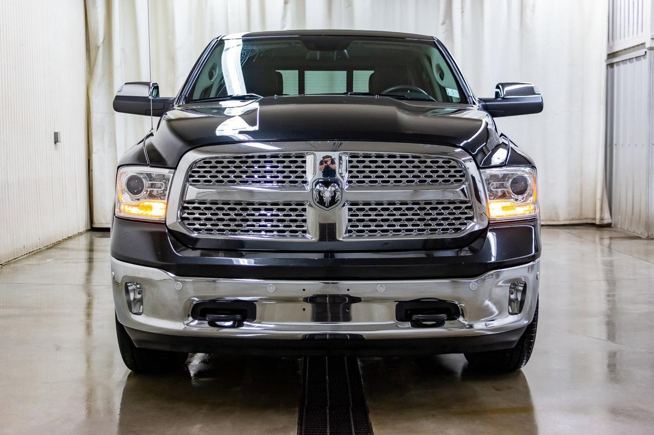 2018 Ram 1500 4x4 Crew Cab Laramie EcoDiesel Leather Roof Nav Red Deer AB