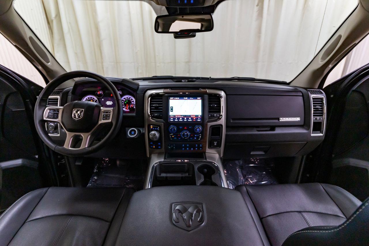 2018 Ram 1500 4x4 Crew Cab Laramie EcoDiesel Leather Roof Nav Red Deer AB