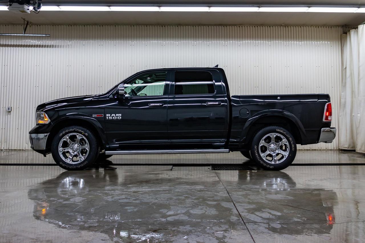 2018 Ram 1500 4x4 Crew Cab Laramie EcoDiesel Leather Roof Nav Red Deer AB