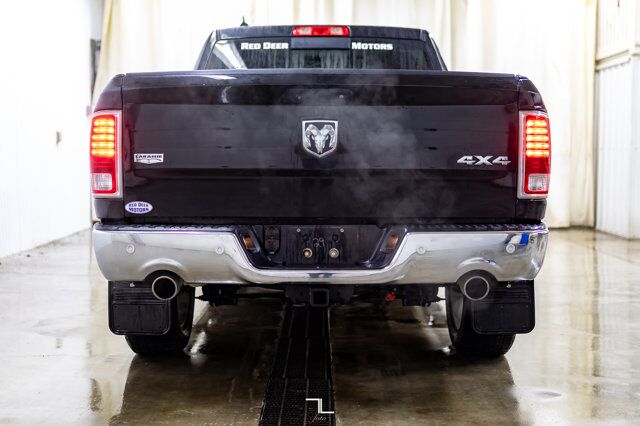 2018 Ram 1500 4x4 Crew Cab Laramie Longbox Leather Roof Nav BCam Red Deer AB