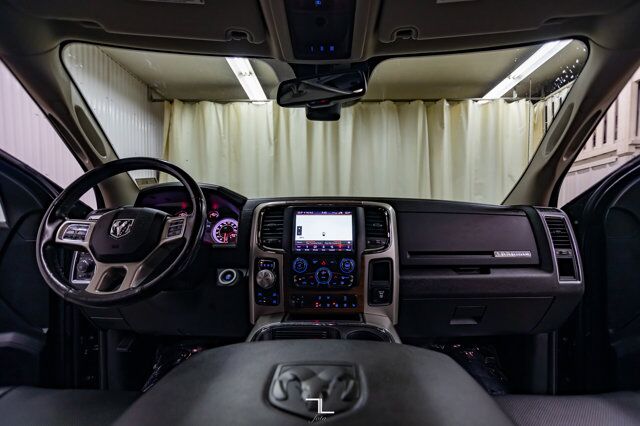 2018 Ram 1500 4x4 Crew Cab Laramie Longbox Leather Roof Nav BCam Red Deer AB