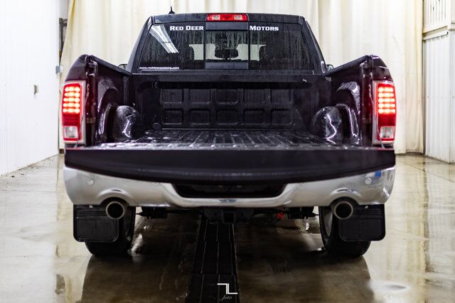 2018 Ram 1500 4x4 Crew Cab Laramie Longbox Leather Roof Nav BCam Red Deer AB