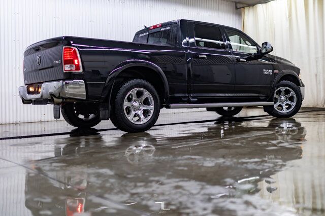 2018 Ram 1500 4x4 Crew Cab Laramie Longbox Leather Roof Nav BCam Red Deer AB