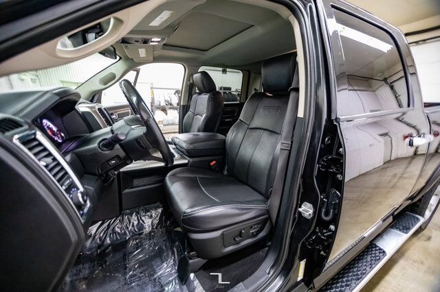 2018 Ram 1500 4x4 Crew Cab Laramie Longbox Leather Roof Nav BCam Red Deer AB