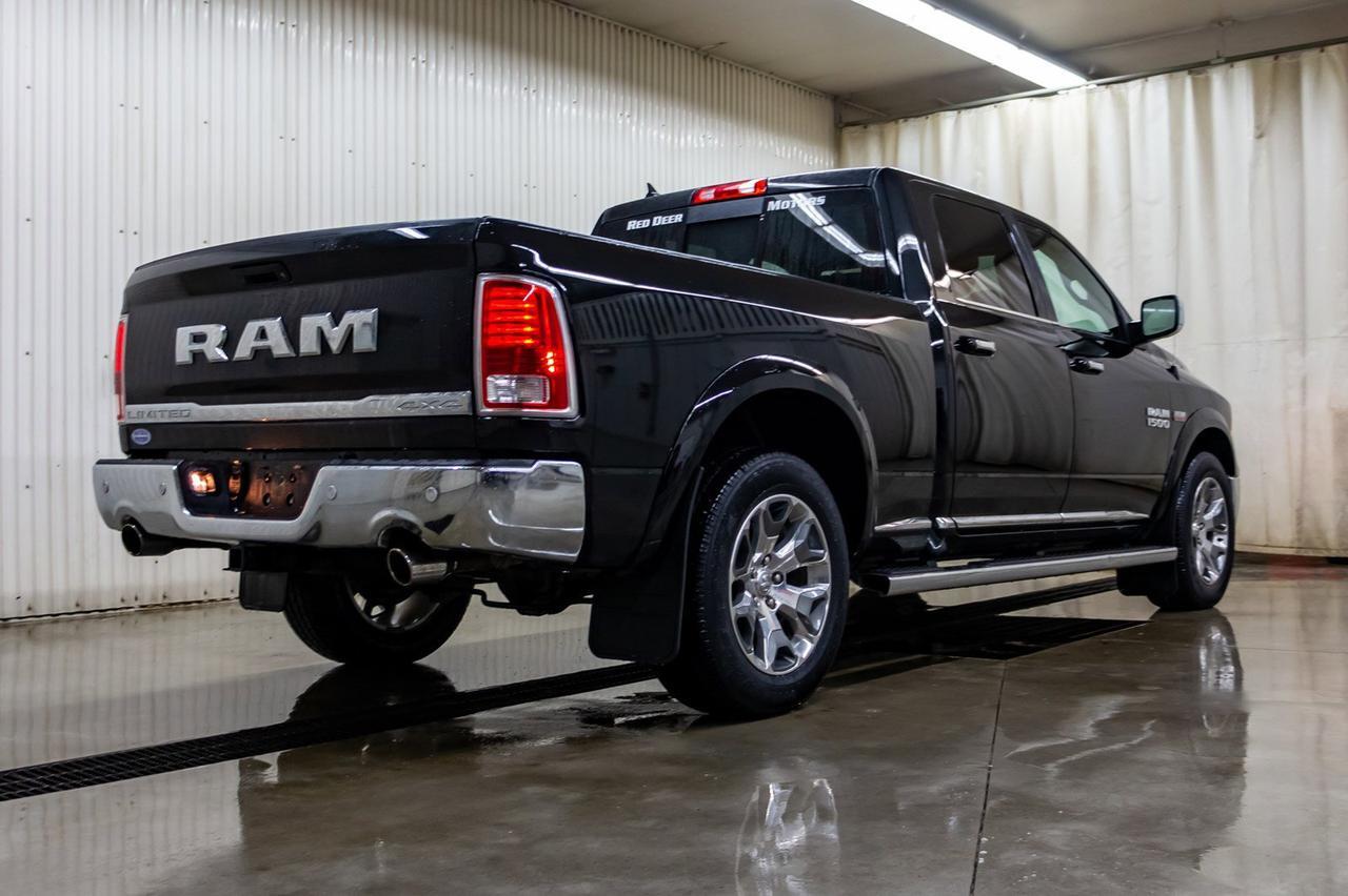 2018 Ram 1500 4x4 Crew Cab Limited Leather Roof Nav Red Deer AB