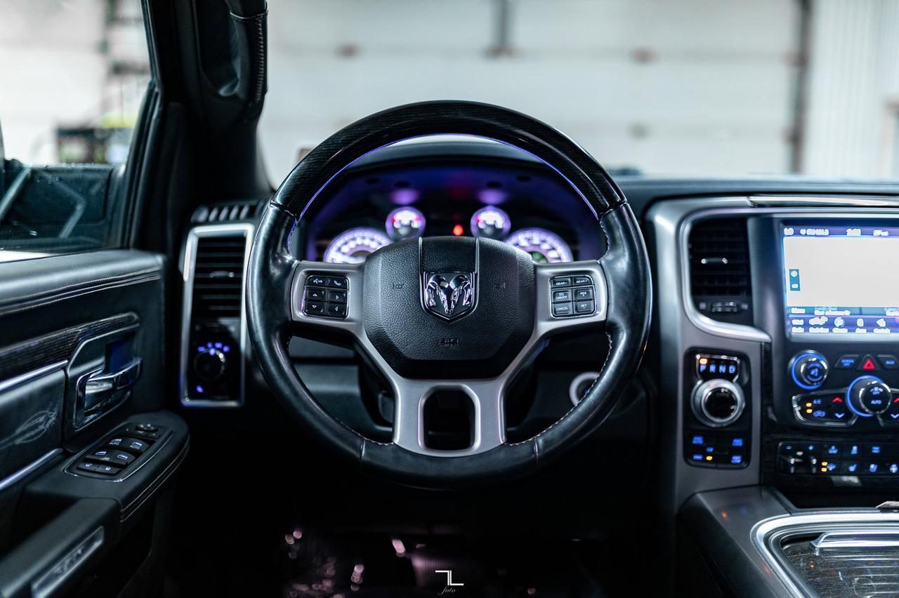 2018 Ram 1500 4x4 Crew Cab Limited Tungsten Edition Leather Roof Nav Red Deer AB