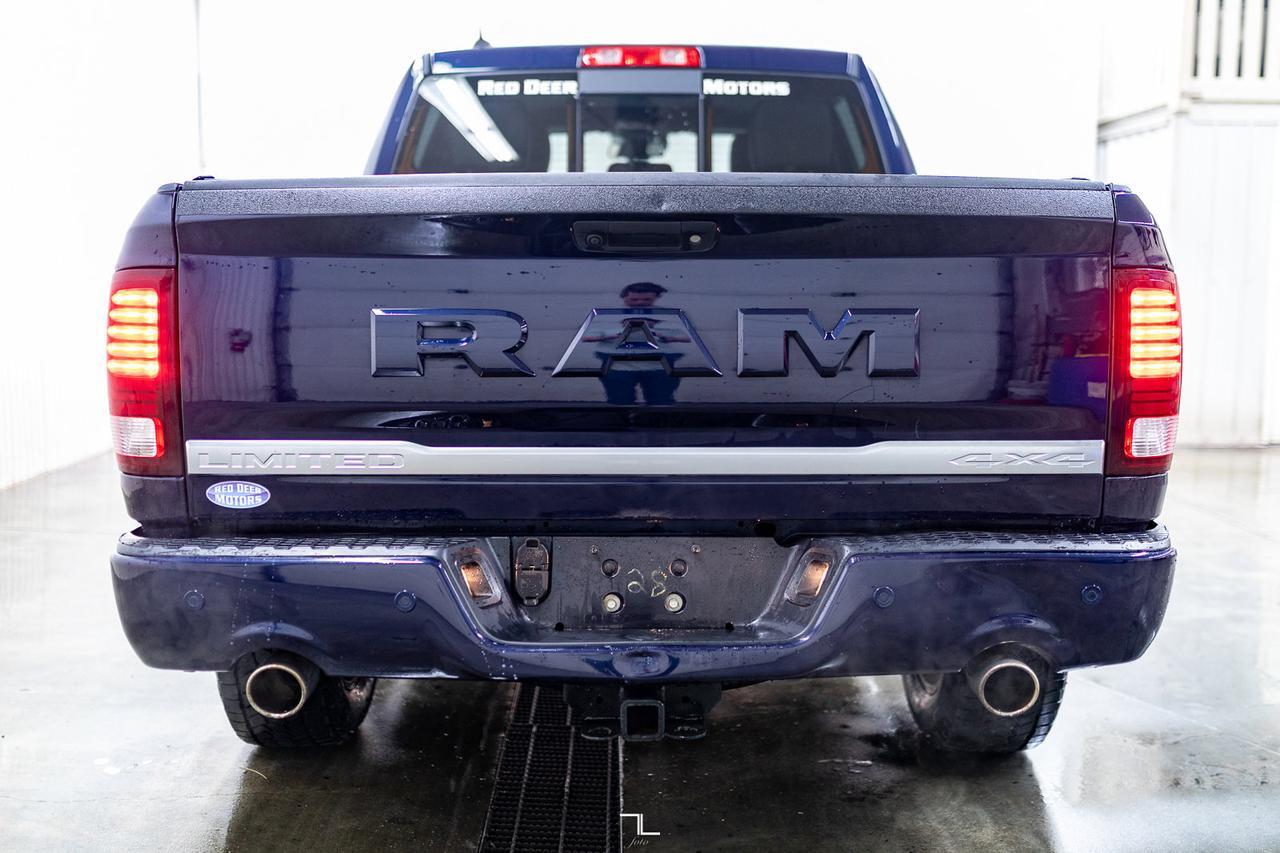 2018 Ram 1500 4x4 Crew Cab Limited Tungsten Edition Leather Roof Nav Red Deer AB