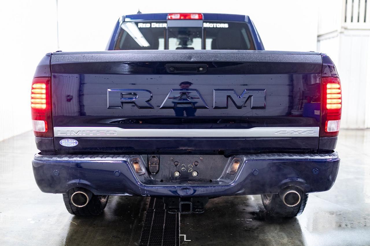 2018 Ram 1500 4x4 Crew Cab Limited Tungsten Edition Leather Roof Nav Red Deer AB