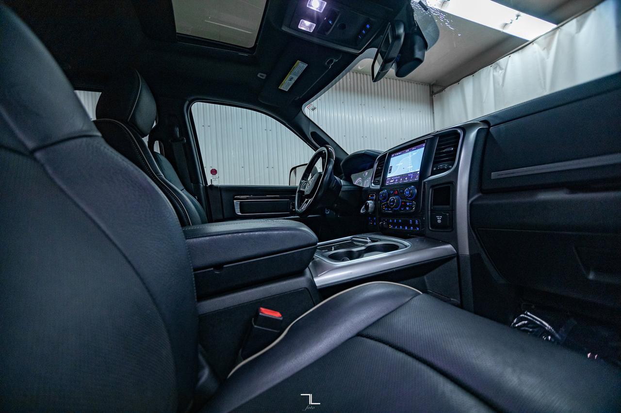 2018 Ram 1500 4x4 Crew Cab Limited Tungsten Edition Leather Roof Nav Red Deer AB