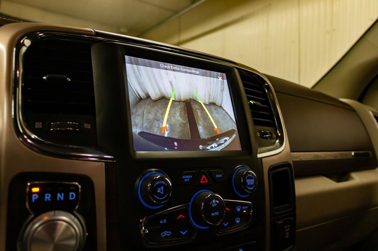 2018 Ram 1500 4x4 Crew Cab Longhorn EcoDiesel Leather Roof Nav Red Deer AB