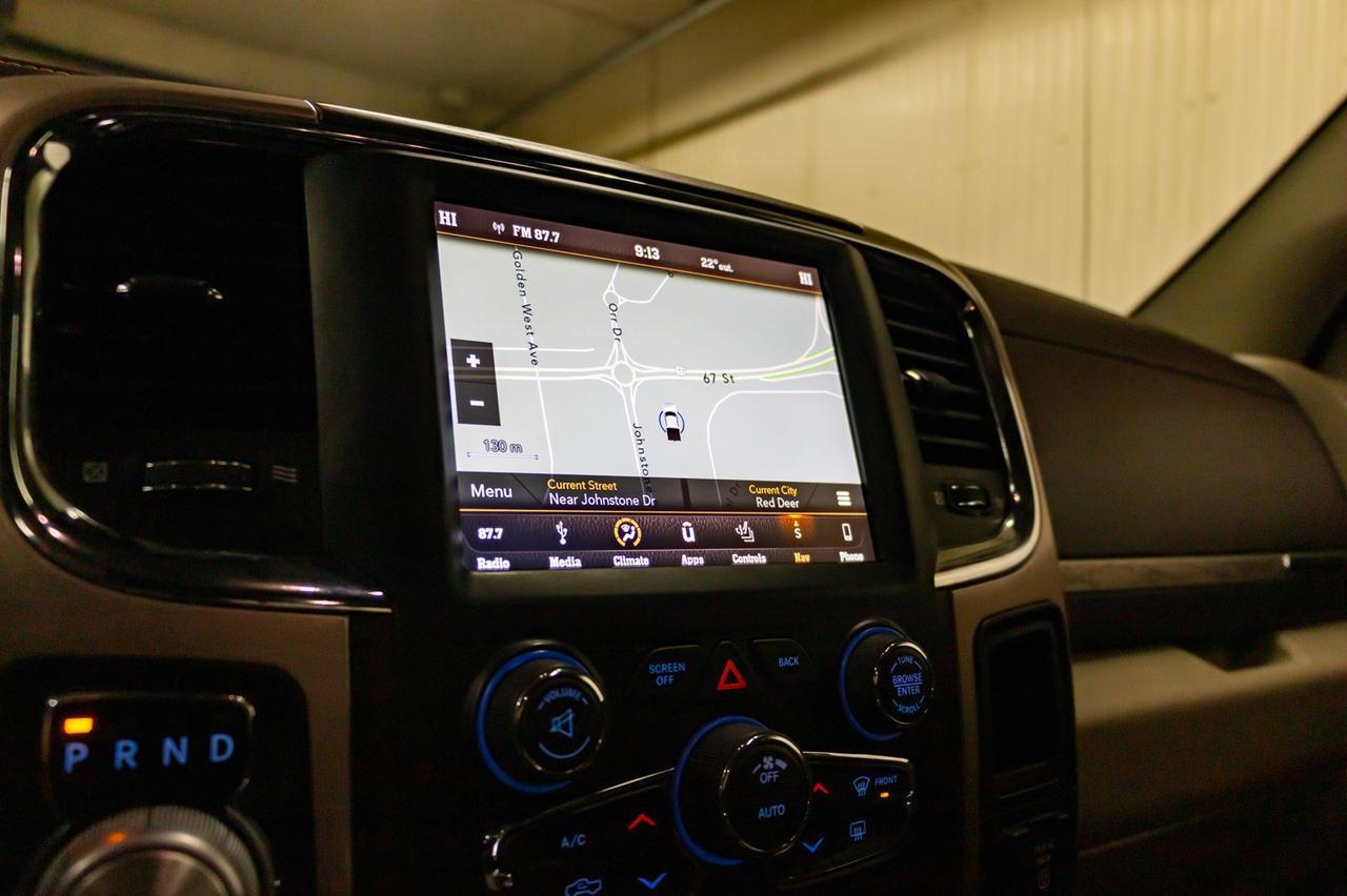 2018 Ram 1500 4x4 Crew Cab Longhorn EcoDiesel Leather Roof Nav Red Deer AB