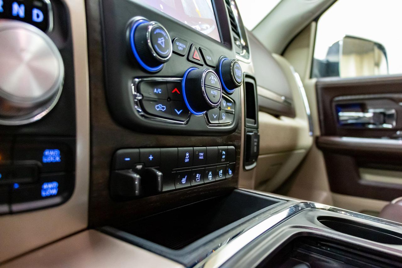 2018 Ram 1500 4x4 Crew Cab Longhorn EcoDiesel Leather Roof Nav Red Deer AB