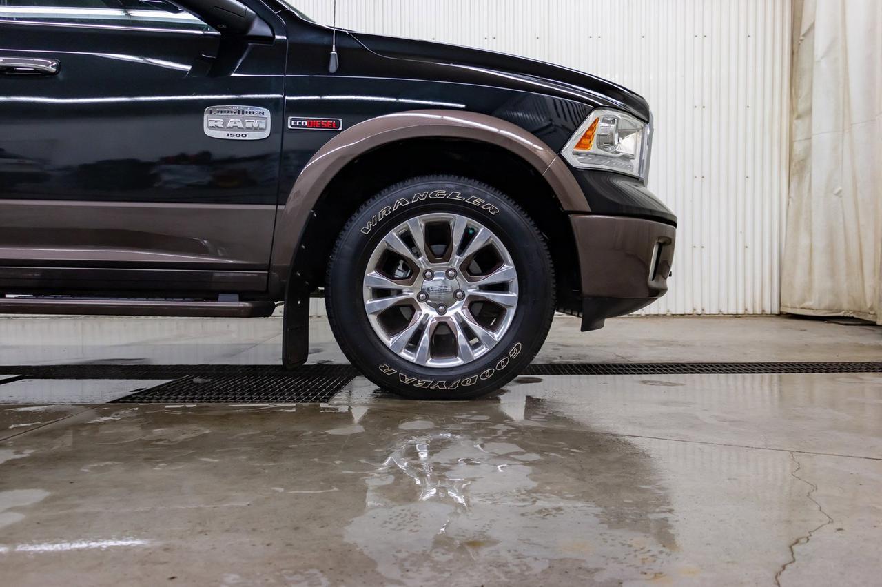 2018 Ram 1500 4x4 Crew Cab Longhorn EcoDiesel Leather Roof Nav Red Deer AB