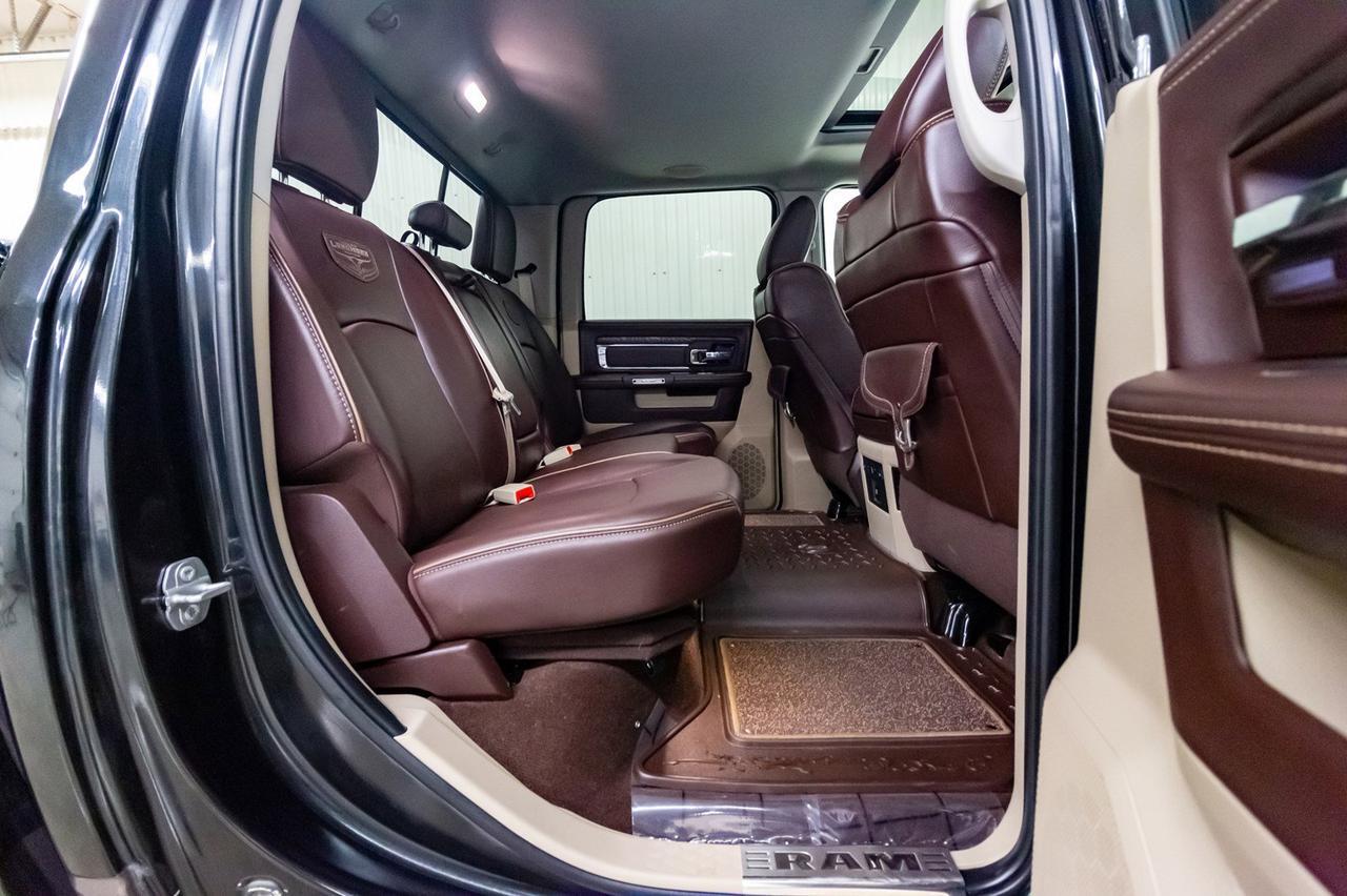 2018 Ram 1500 4x4 Crew Cab Longhorn EcoDiesel Leather Roof Nav Red Deer AB