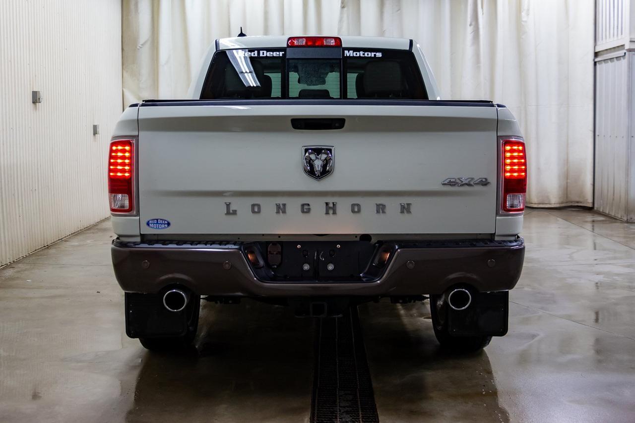 2018 Ram 1500 4x4 Crew Cab Longhorn Leather Roof Nav Red Deer AB