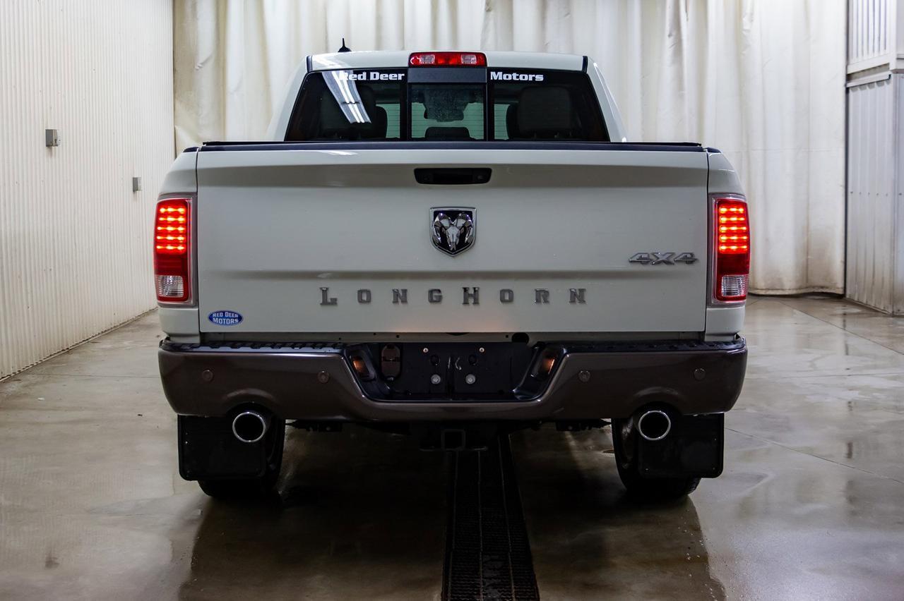 2018 Ram 1500 4x4 Crew Cab Longhorn Leather Roof Nav Red Deer AB
