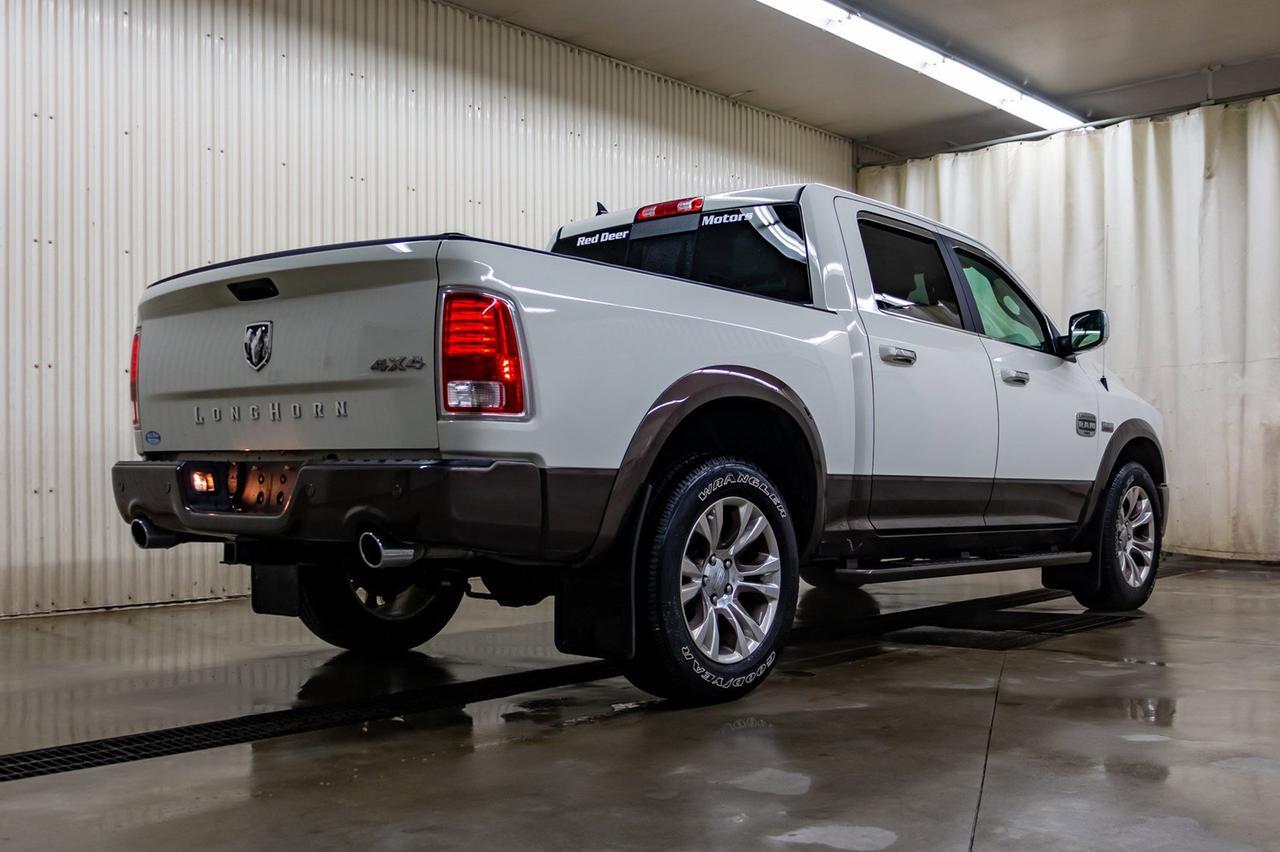2018 Ram 1500 4x4 Crew Cab Longhorn Leather Roof Nav Red Deer AB