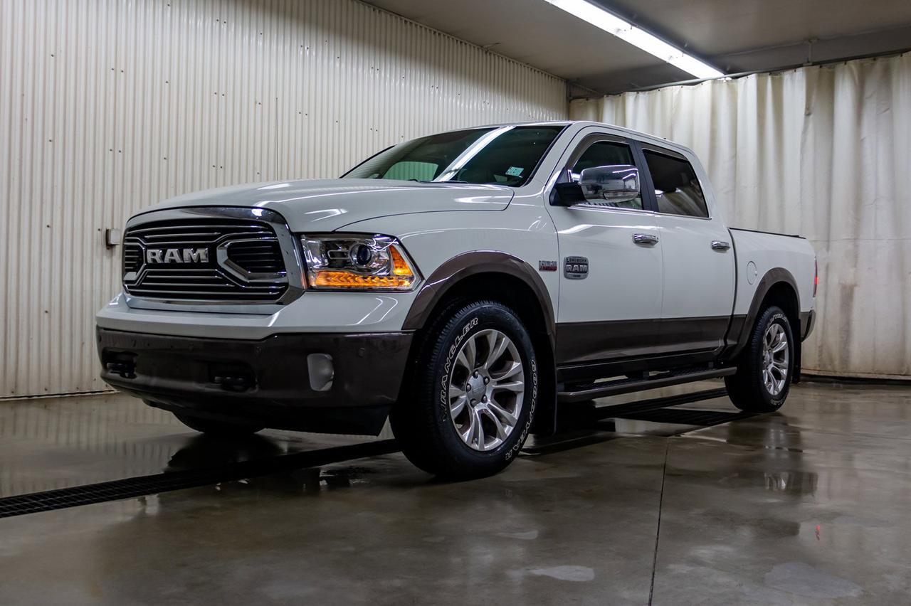 2018 Ram 1500 4x4 Crew Cab Longhorn Leather Roof Nav Red Deer AB