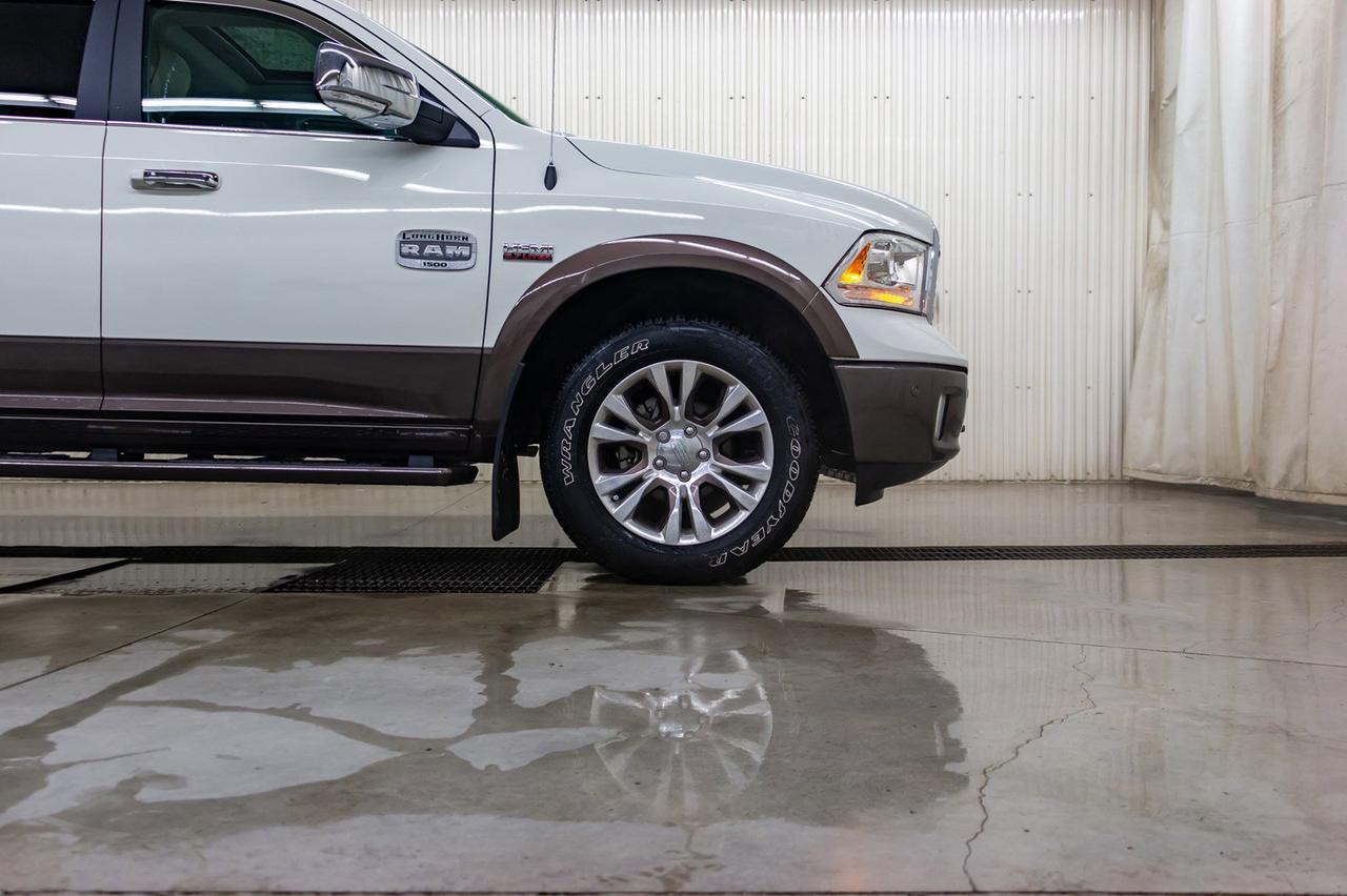 2018 Ram 1500 4x4 Crew Cab Longhorn Leather Roof Nav Red Deer AB