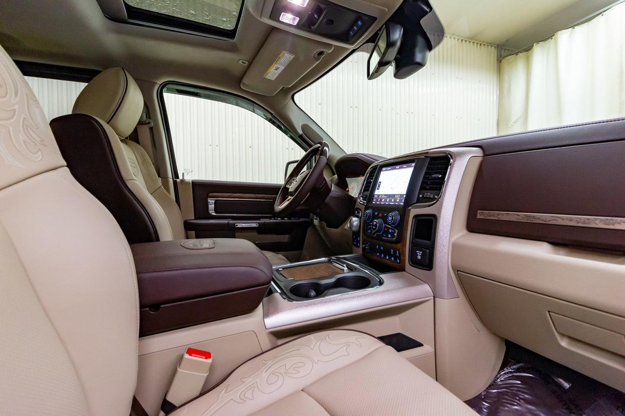 2018 Ram 1500 4x4 Crew Cab Longhorn Leather Roof Nav Red Deer AB