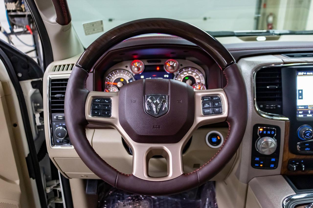 2018 Ram 1500 4x4 Crew Cab Longhorn Leather Roof Nav Red Deer AB