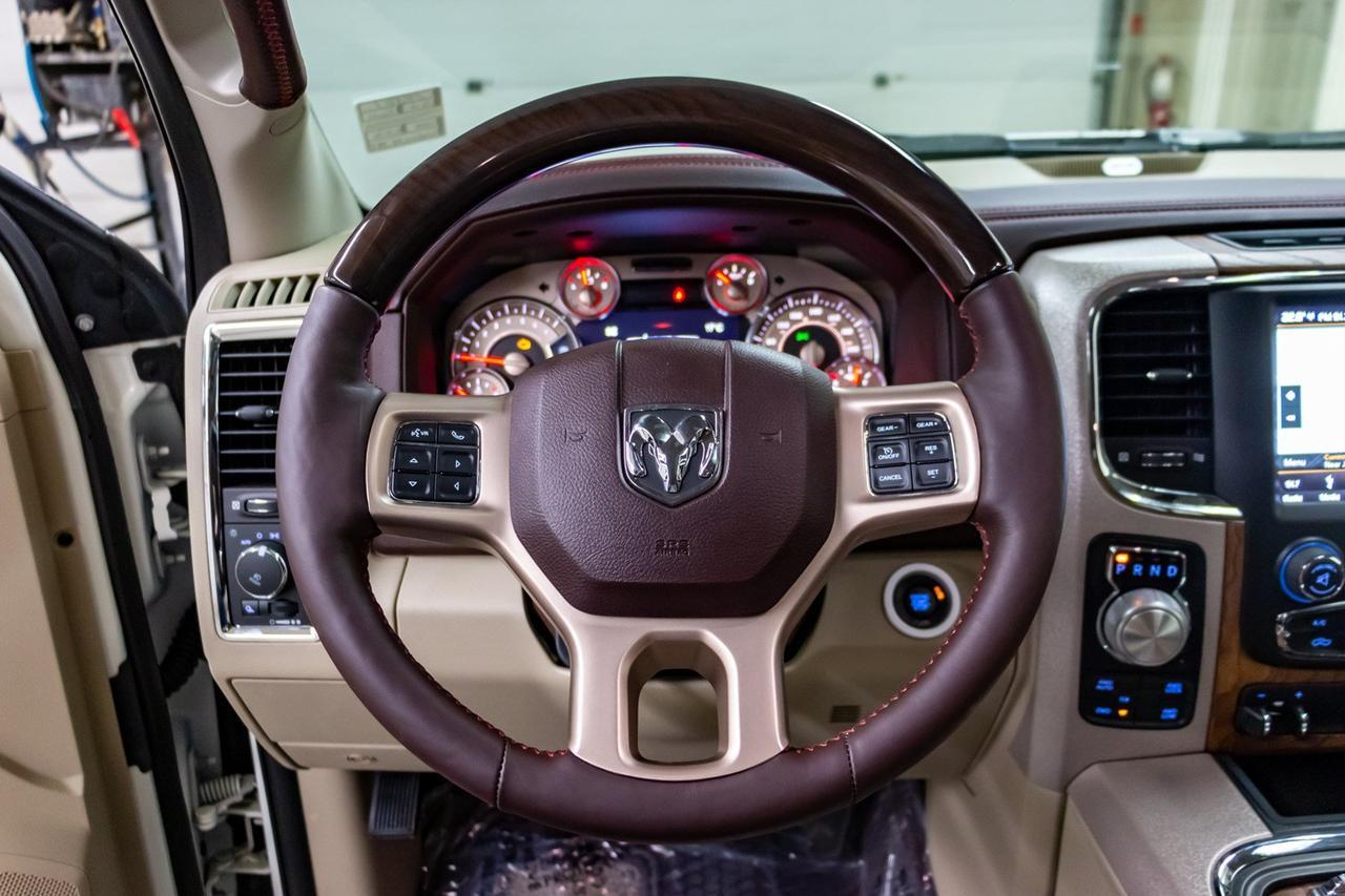 2018 Ram 1500 4x4 Crew Cab Longhorn Leather Roof Nav Red Deer AB